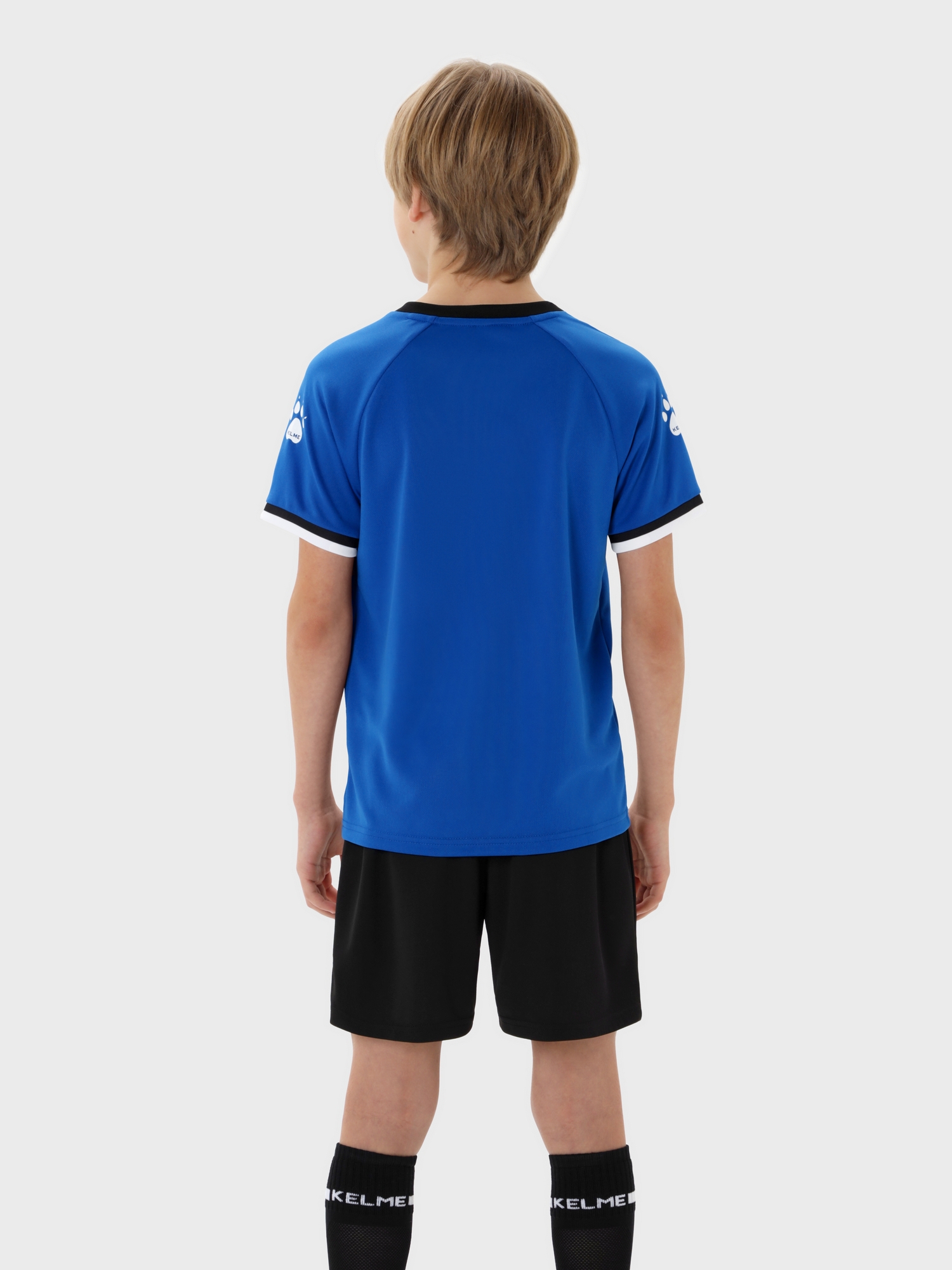 Детская футбольная форма Kelme Football Uniform Set 8551ZB31084-481 Blue\Black
