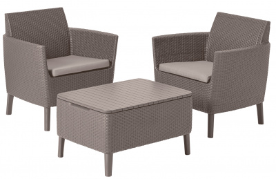 Комплект мебели балконный капучино Салемо (Salemo balcony set)