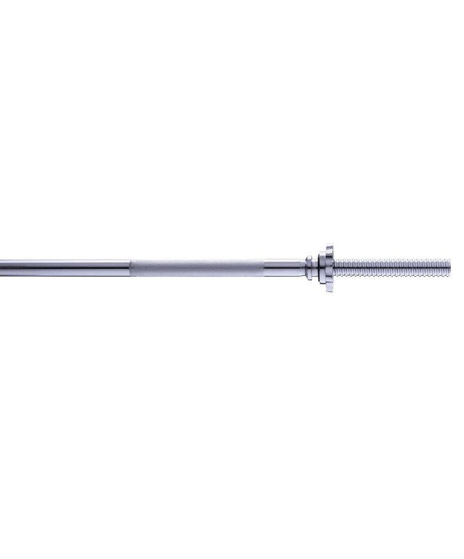 Гриф для штанги Core Star Fit прямой, d25 мм, 120 см, металл, с металлическими замками, хром BB-103