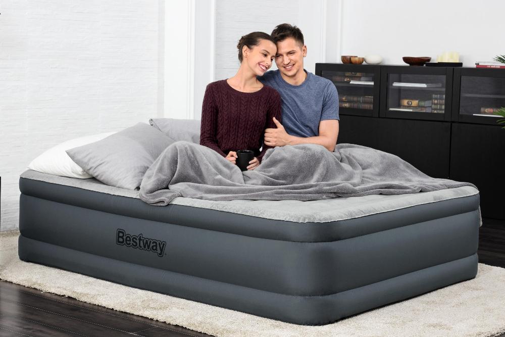 Надувная кровать 152х203х46см Snugable Top встр.насос 220В Bestway 69075