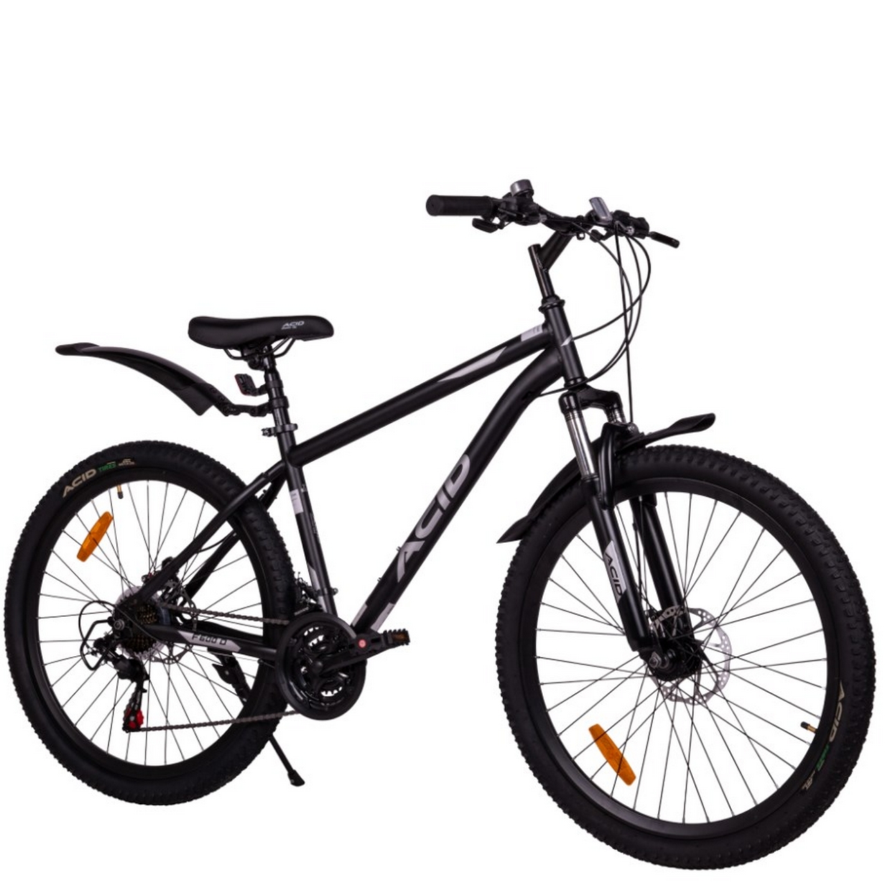 Велосипед 26" Acid F 600 D Black 053960 Flat\Silver