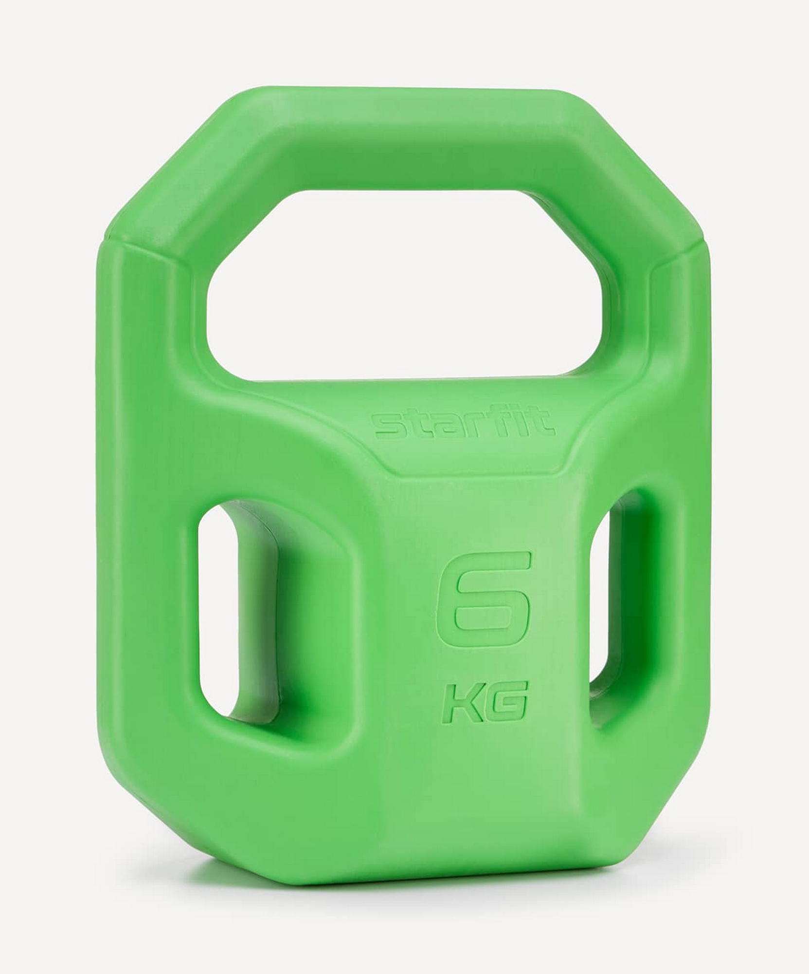 Гиря пластиковая 6кг Star Fit DB-505 зеленый
