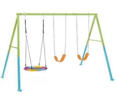Качели детские 361х254х211см Три качели Intex 44133
