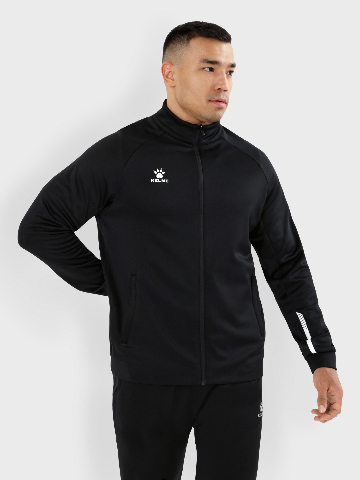 Олимпийка Kelme Knitted Jacket (plus Fleece) 7461WT1143-000 Black