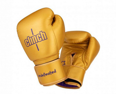 Перчатки боксерские Clinch Undefeated C161 золотой