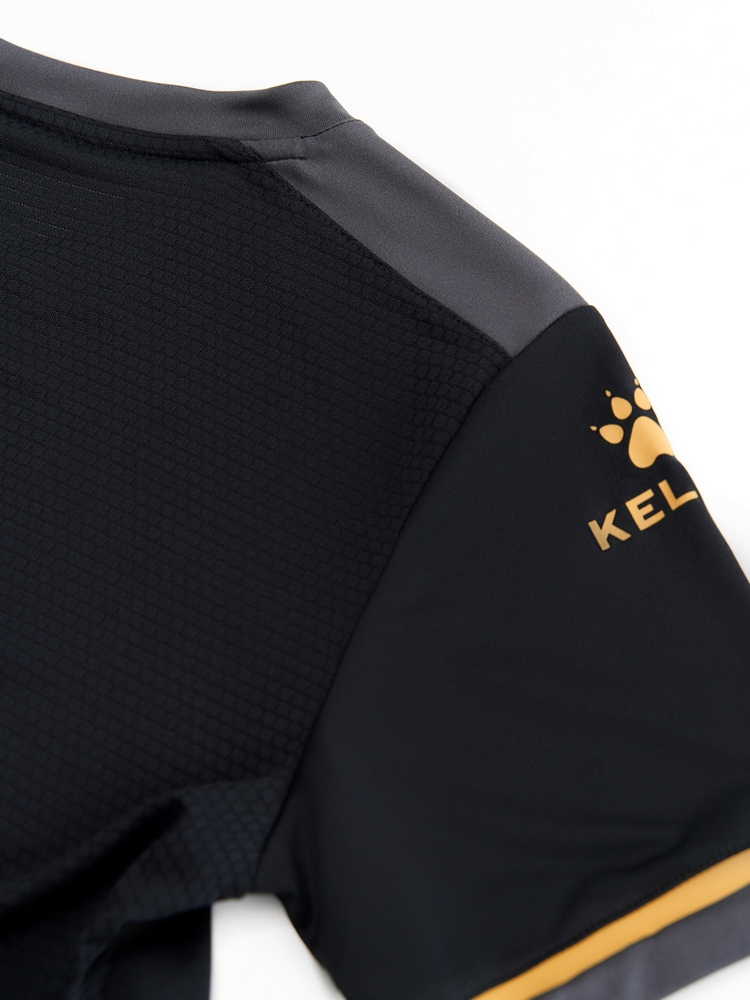 Детская футбольная форма Kelme Children's Short-sleeved Football Uniform Set 7451ZB3793-037 Black