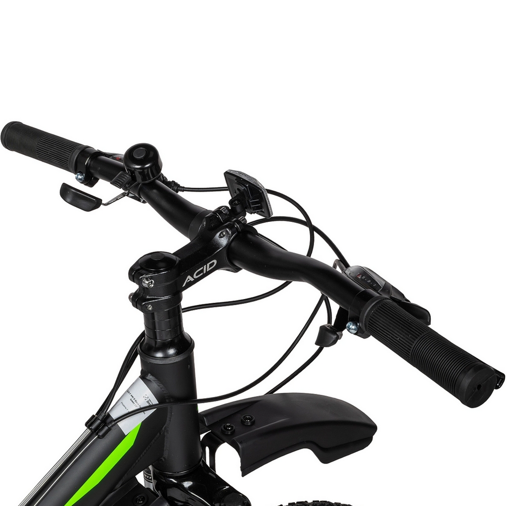 Велосипед 24" Acid F 440 D 2026 056319 Black Flat\Neon Green