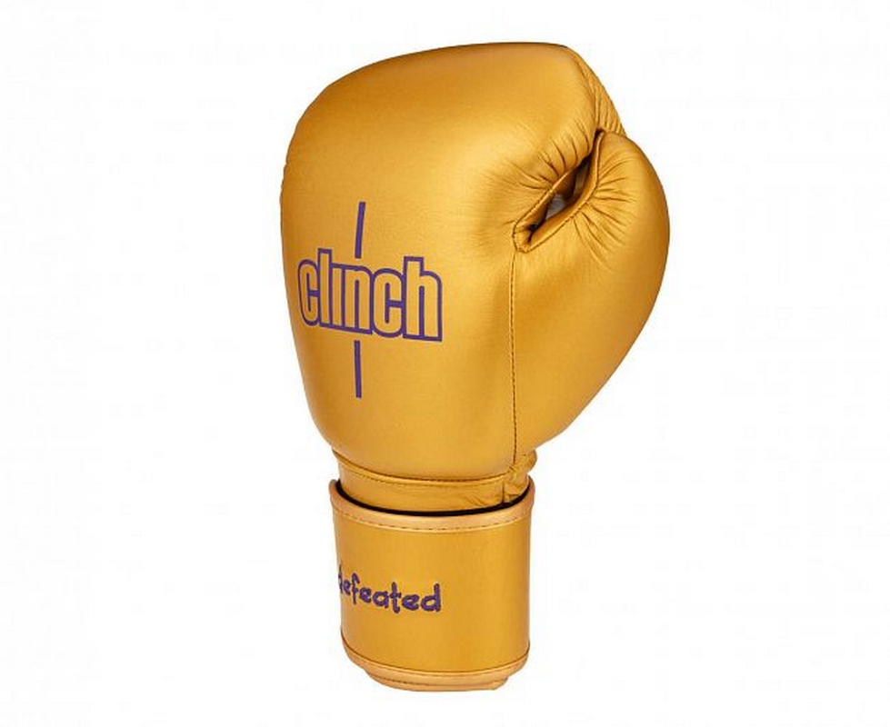 Перчатки боксерские Clinch Undefeated C161 золотой