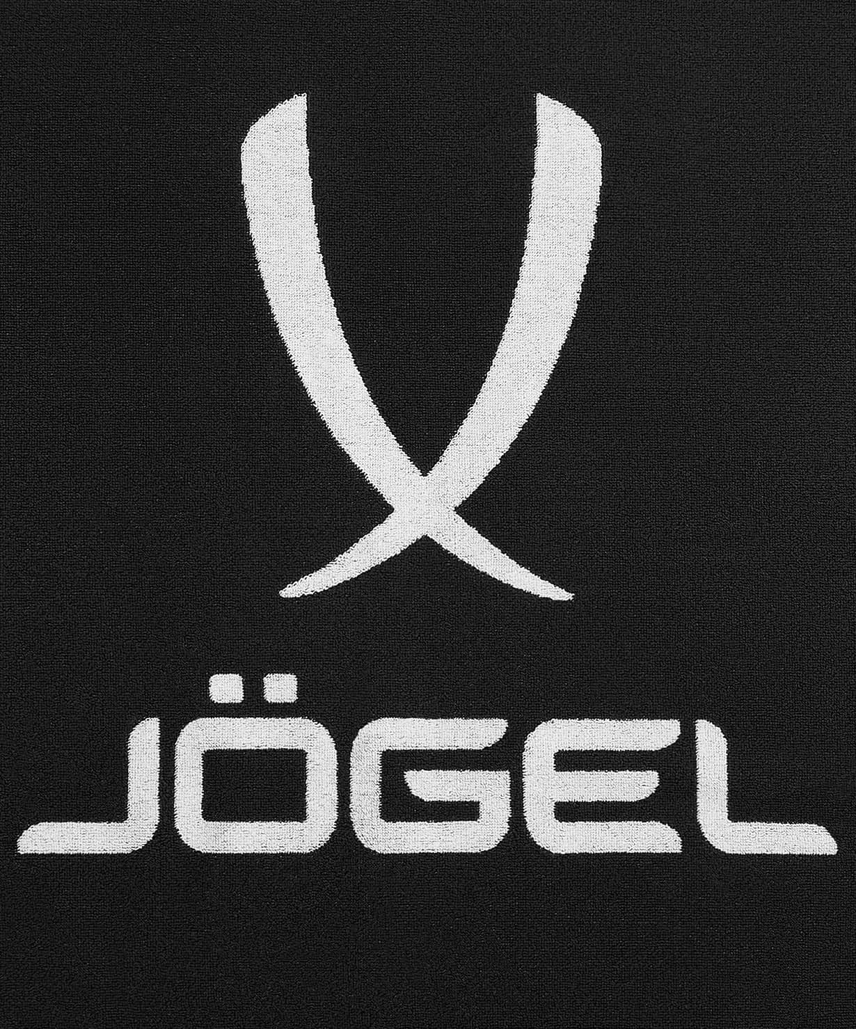 Полотенце спортивное, 70х140см Jogel ESSENTIAL Towel L, черный\белый