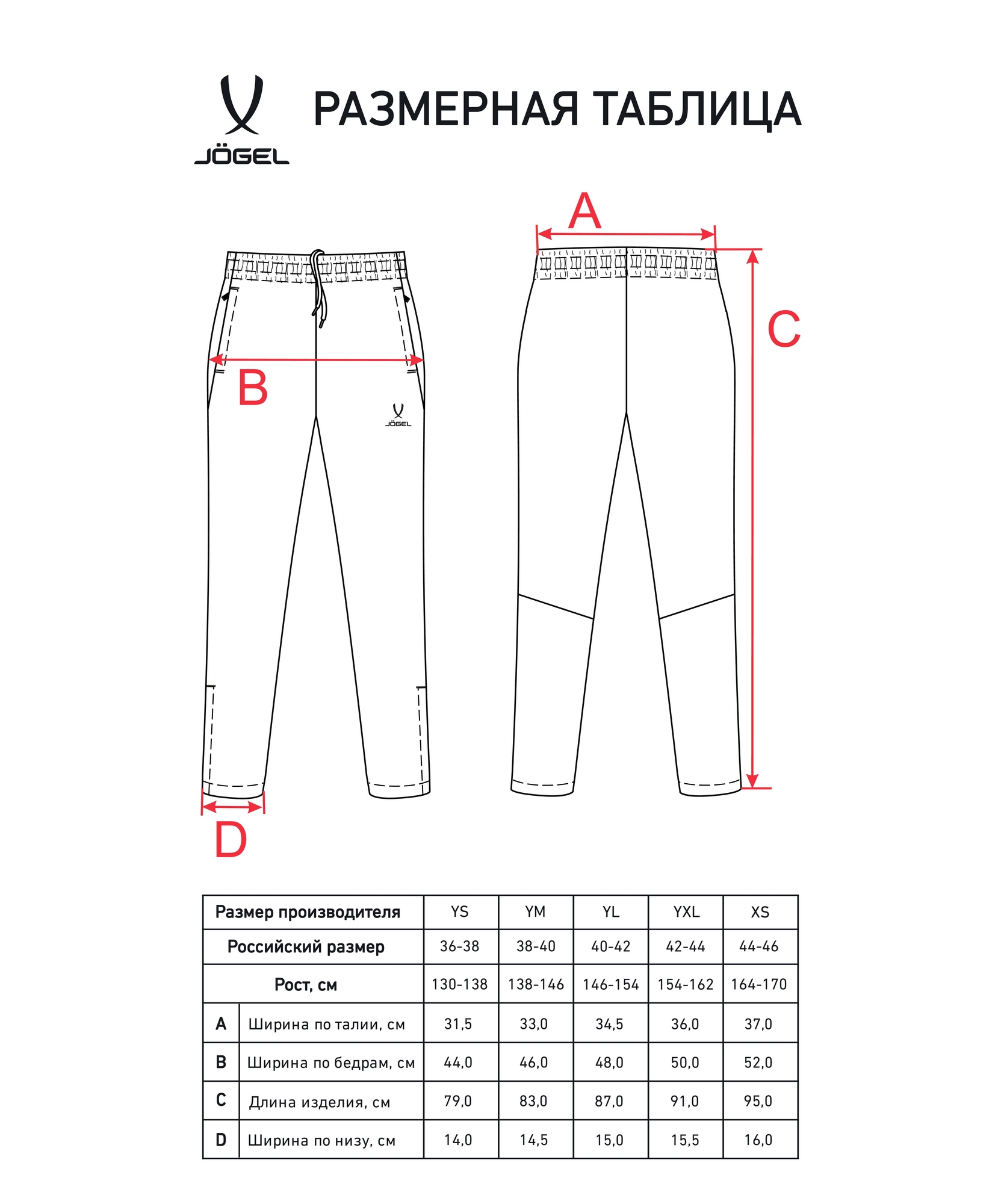 Брюки спортивные Jogel CAMP 2 Lined Pants, черный