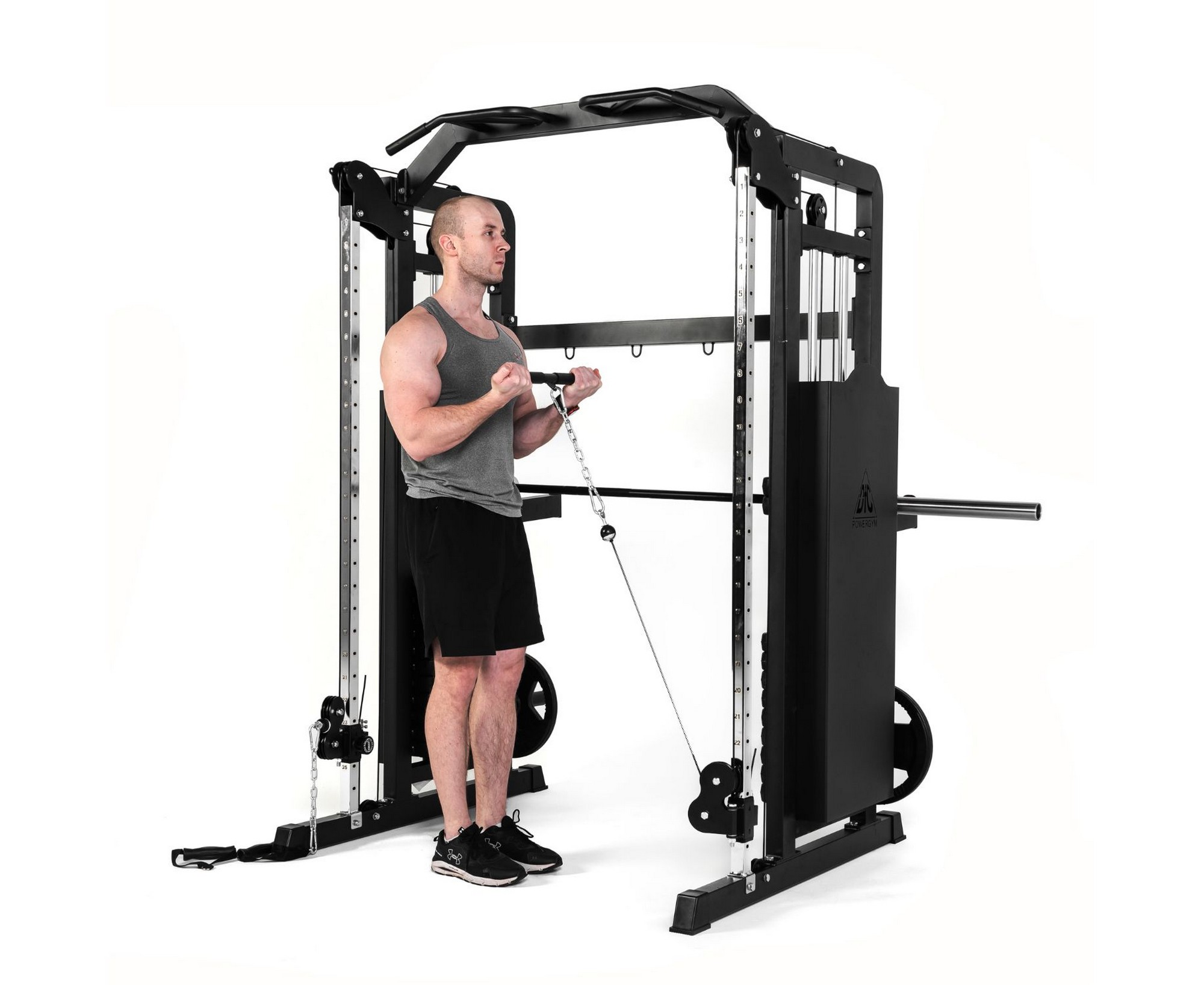 Кроссовер, силовая рама DFC PowerGym D700/2 | Premium Fitness