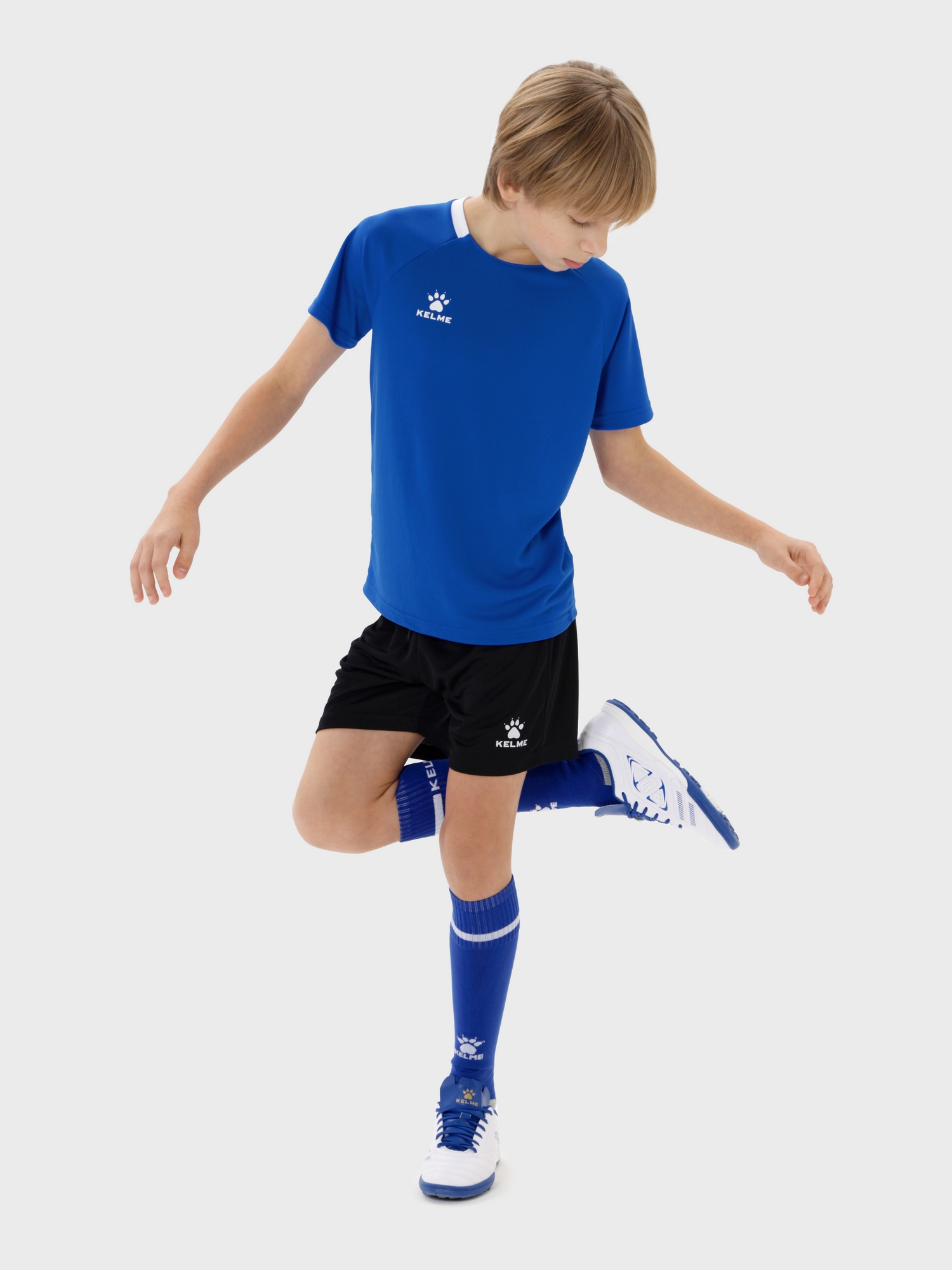 Детская футбольная форма Kelme Football Uniform Set 8451ZB3245-481 Blue