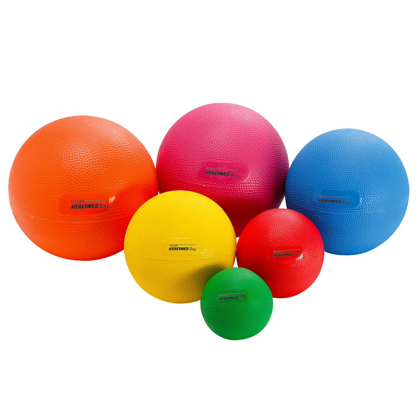 Мяч 10 см, 0,5 кг GYMNIC Heavymed LC\97.05\00-00-00 зеленый