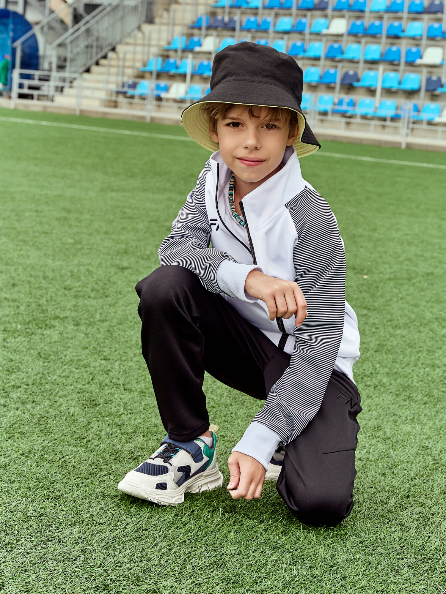 Детский спортивный костюм FN Dynamic Kid KFN4251001-103 White\Black