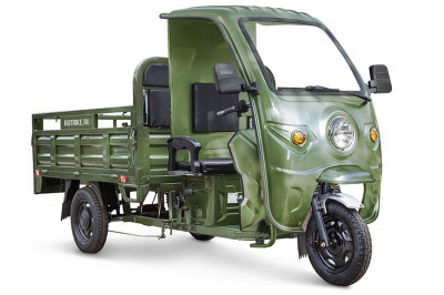 Грузовой электротрицикл, 1800 60V1500W RuTrike D4 NEXT КАБИНА 023400