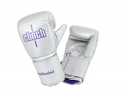 Перчатки снарядные Clinch Bag Mitts Undefeated Russian Team C167RT серебристый