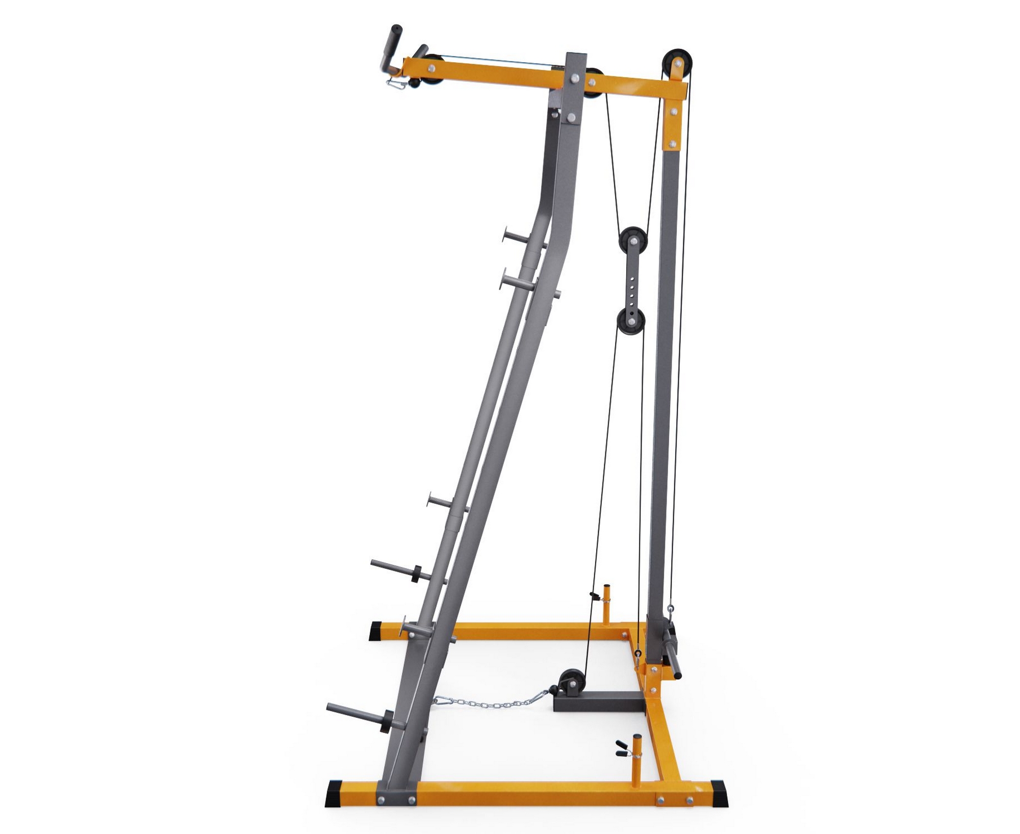 Стойка для штанги, тяга сверху и снизу DFC Y-GYM TF-76065 | Premium Fitness