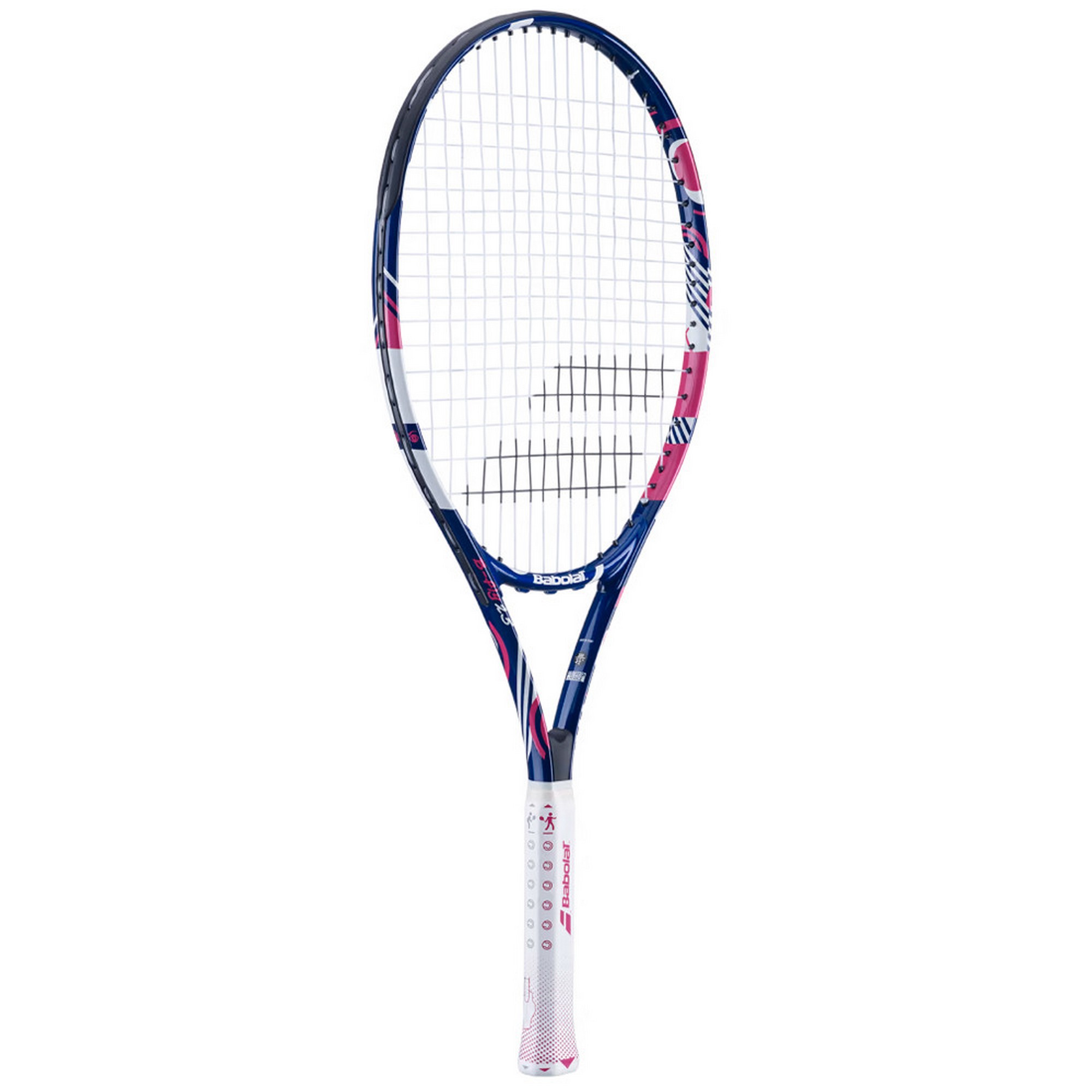 Ракетка для большого тенниса детская Babolat B`FLY 25 Gr00 140487 сине-розовый