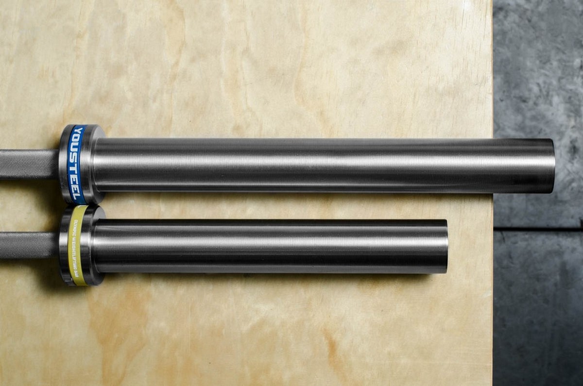 Гриф олимпийский тяжелоатлетический L2200, D50мм YouSteel 20 кг