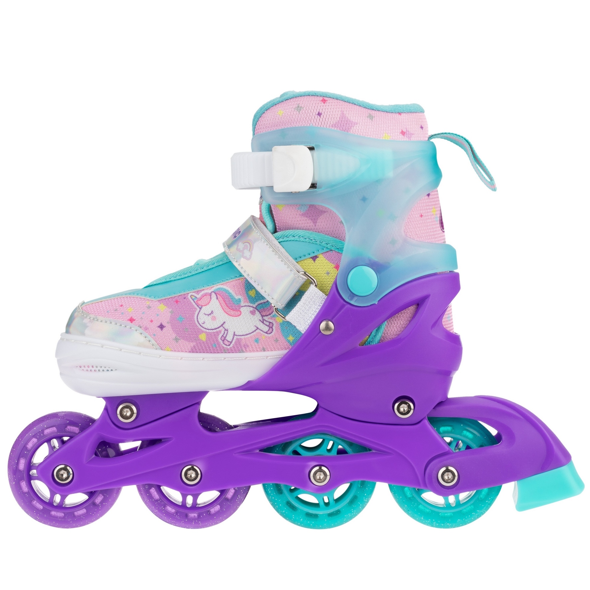 Раздвижные роликовые коньки Alpha Caprice CK-SK-P320-30 Violet (антистресс сквиш лапка в подарок)