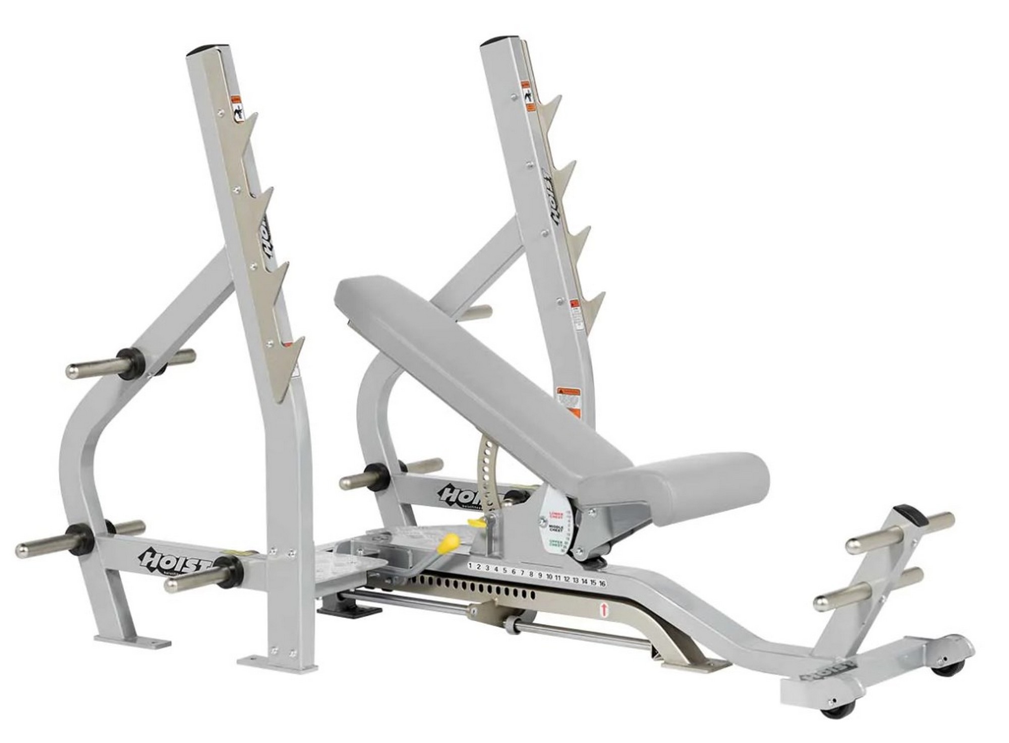 Олимпийская скамья с регулировкой наклона Hoist CF-2179 | Premium Fitness