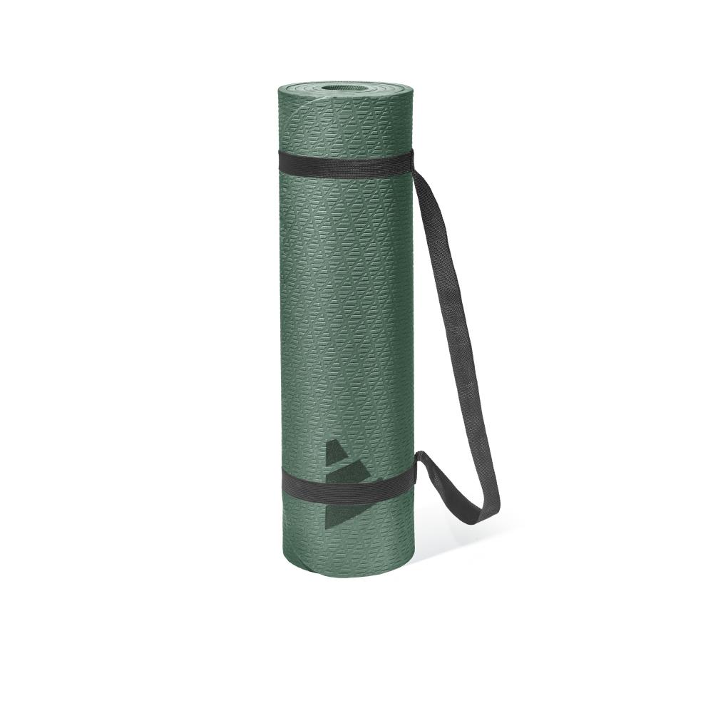 Коврик (мат) для йоги 183x61x1 Adidas ADYG-10003LI, цвет зеленый