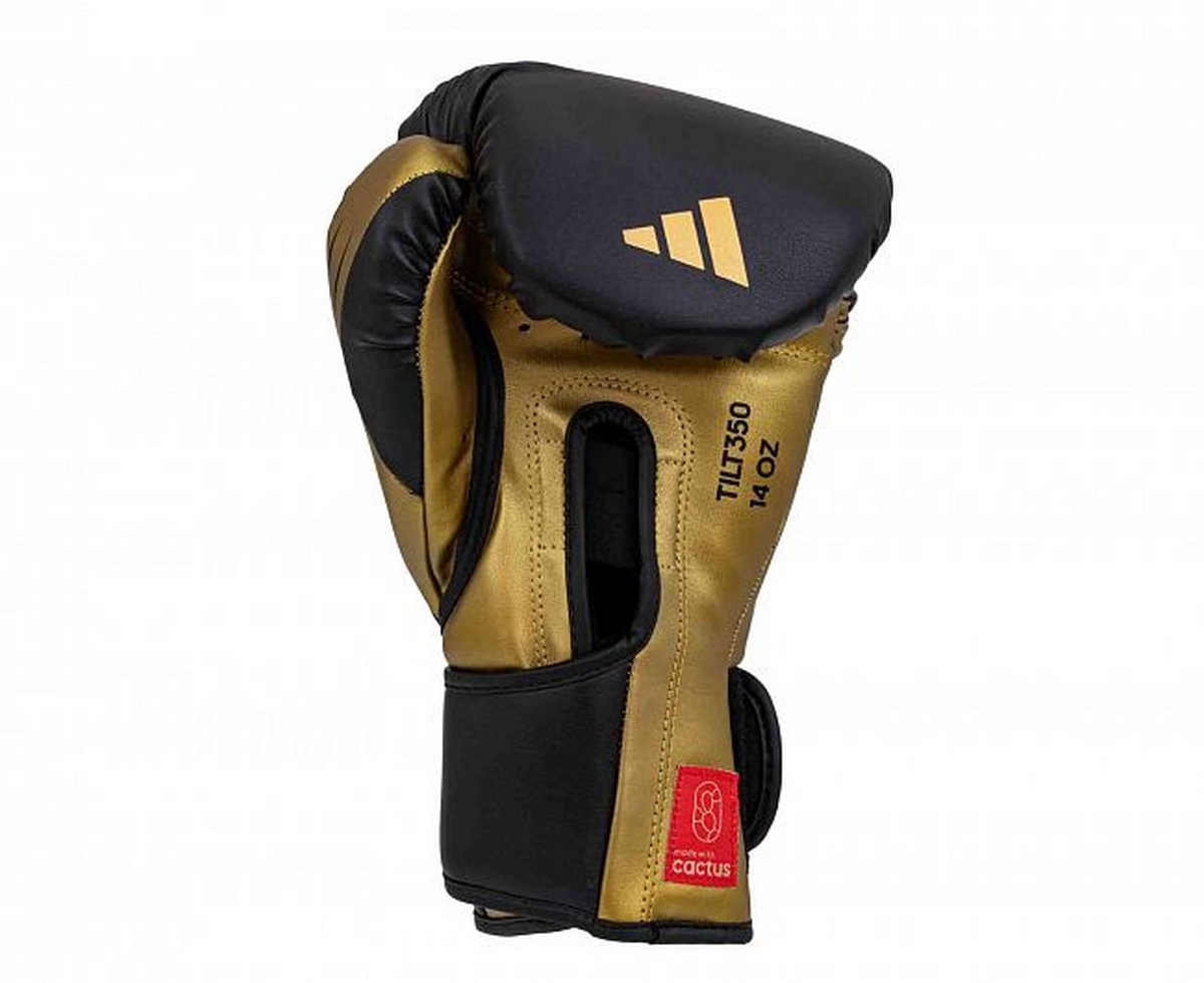 Перчатки боксерские Adidas Speed Tilt 350 SPD350VTG черно-золотой