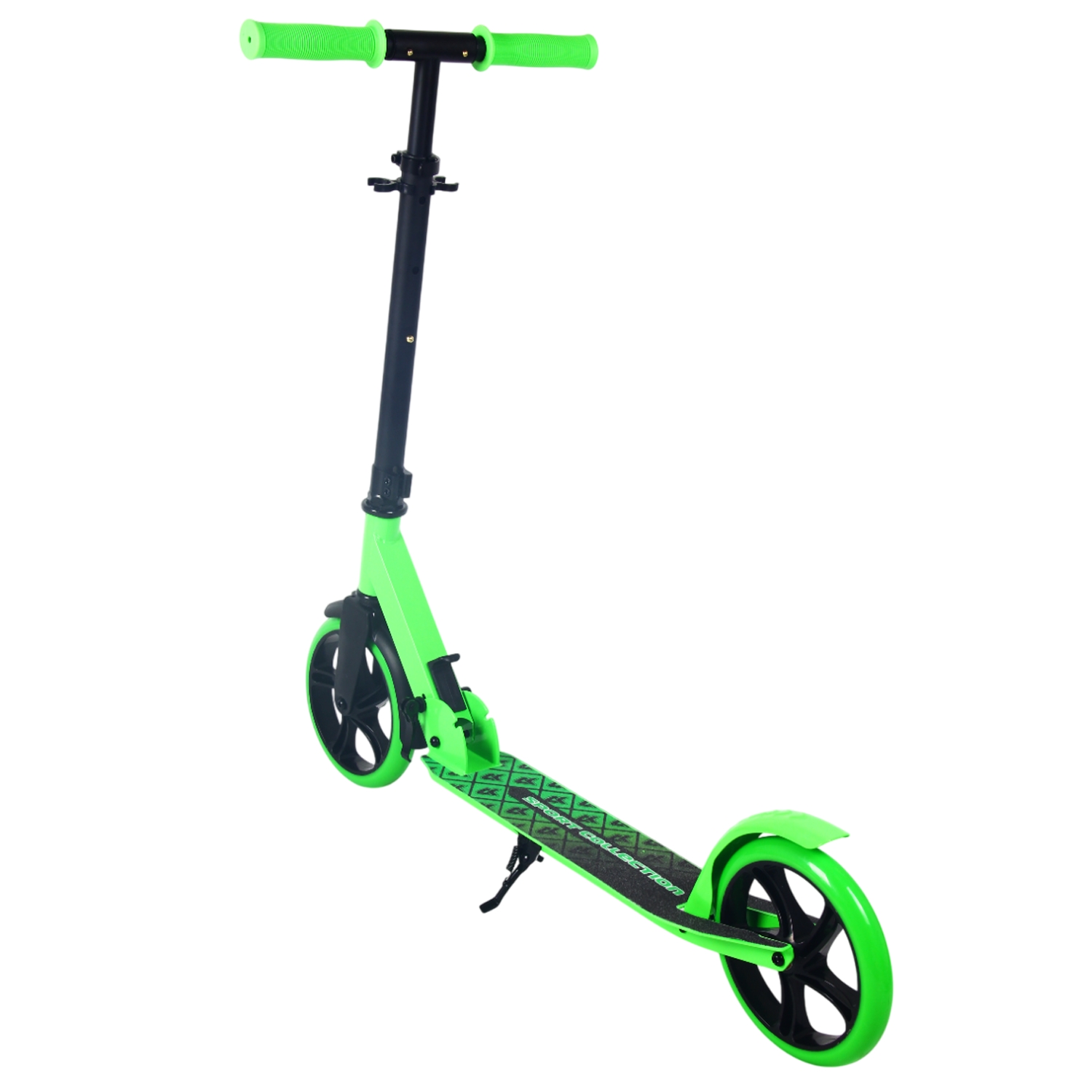 Самокат 200мм Sport Collection CK-SA200-2 green (фонарь и наклейка в подарок)