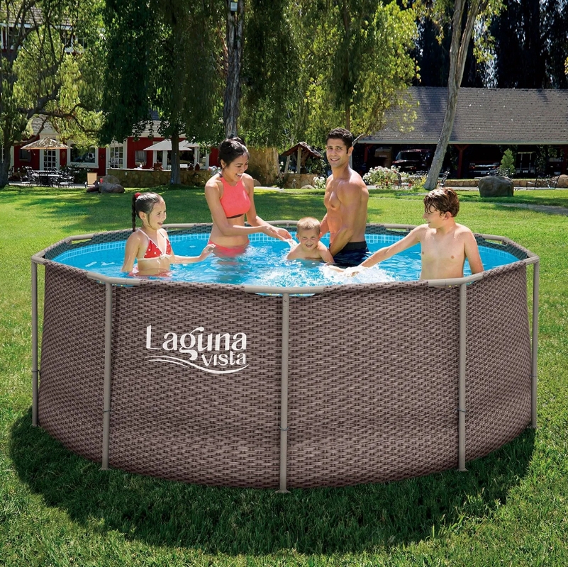 Каркасный бассейн, круглый 305х107 см Laguna vista Р20-1042-Р Ротанг