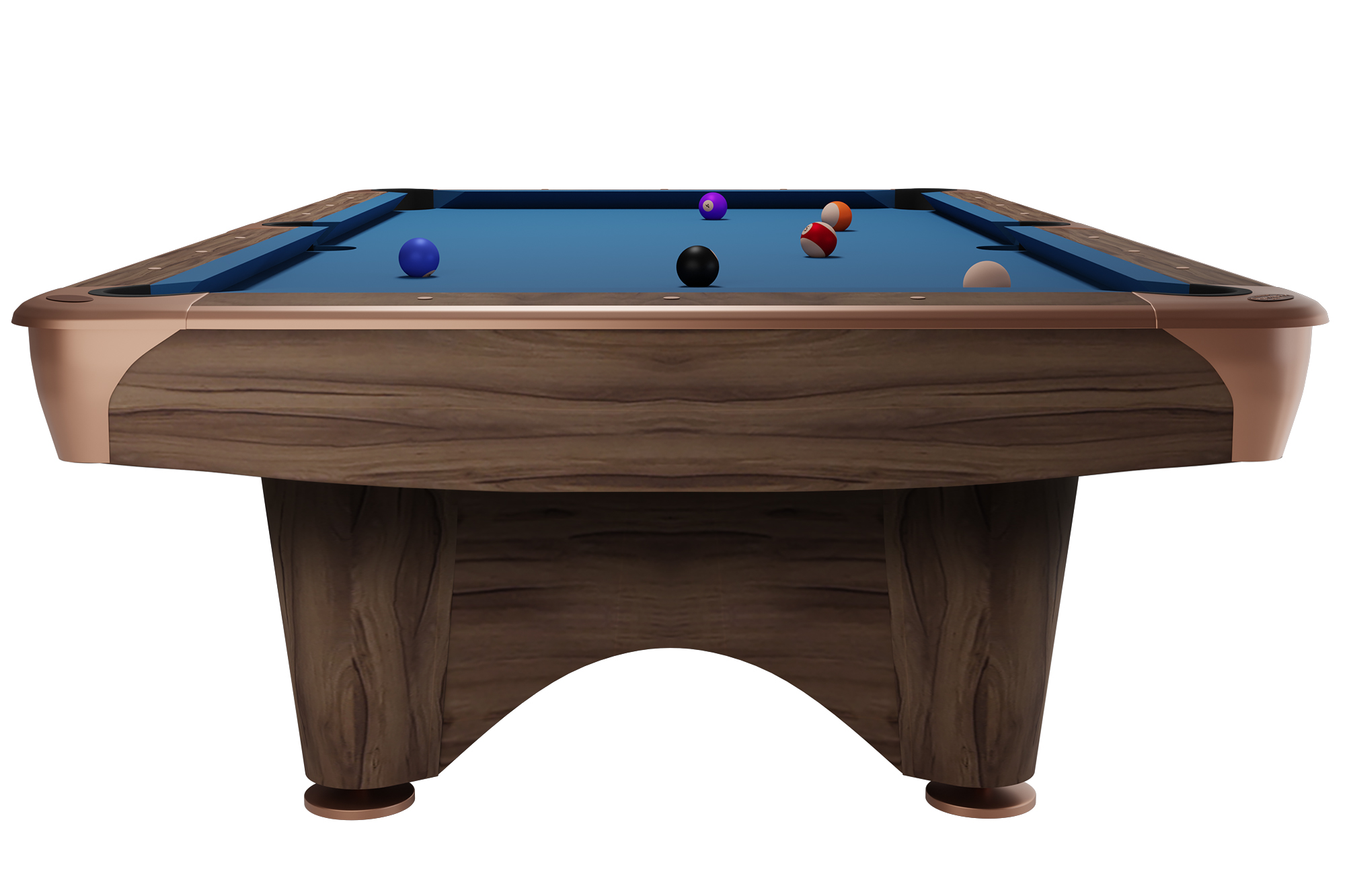 Бильярдный стол для пула, 8 ф Dynamic Billard Dynamic III55.100.08.4 Modern Brown