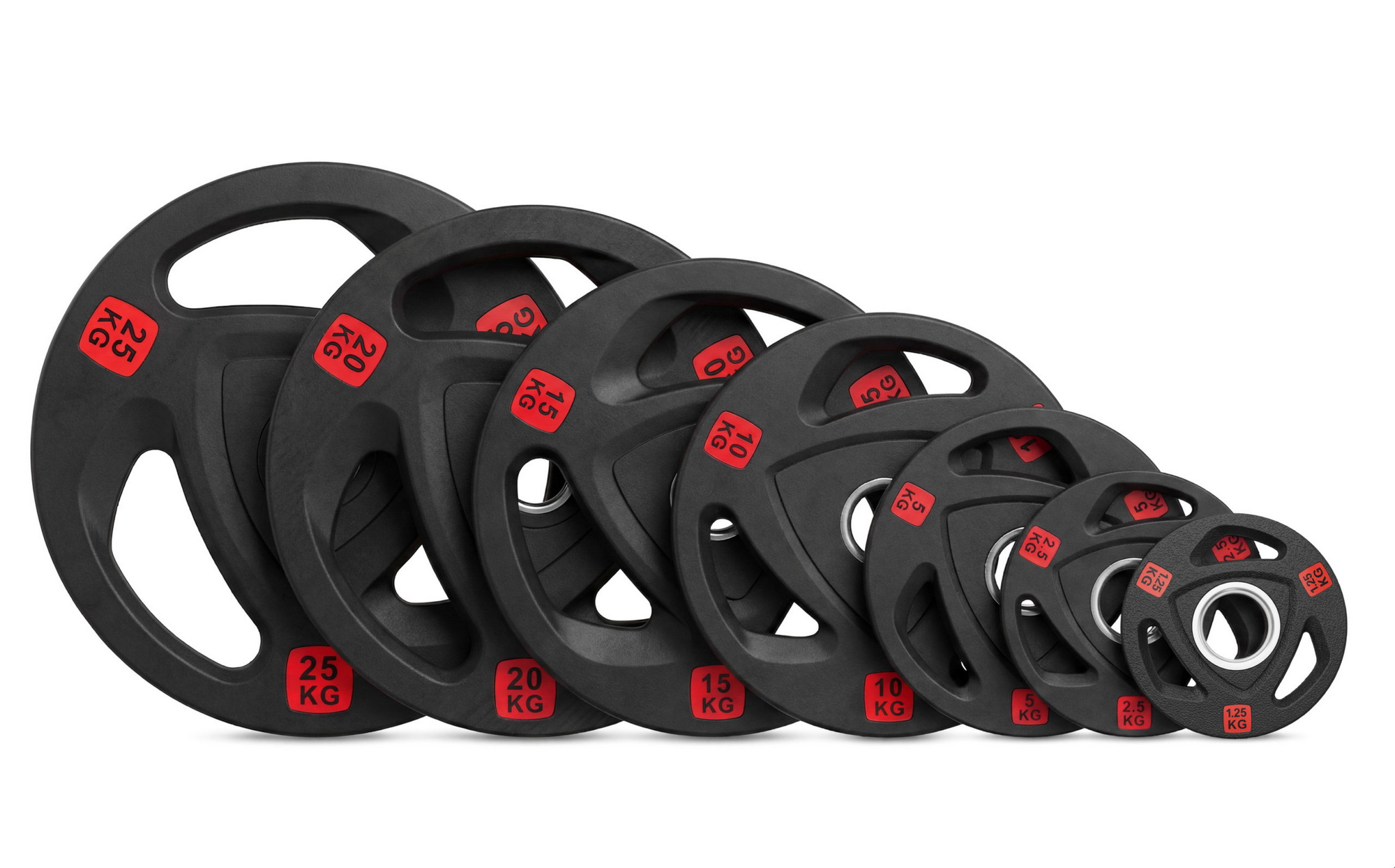 Диск 51 мм. обрезиненный с 3-мя хватами 1,25 кг VictoryFit VF-ST510125