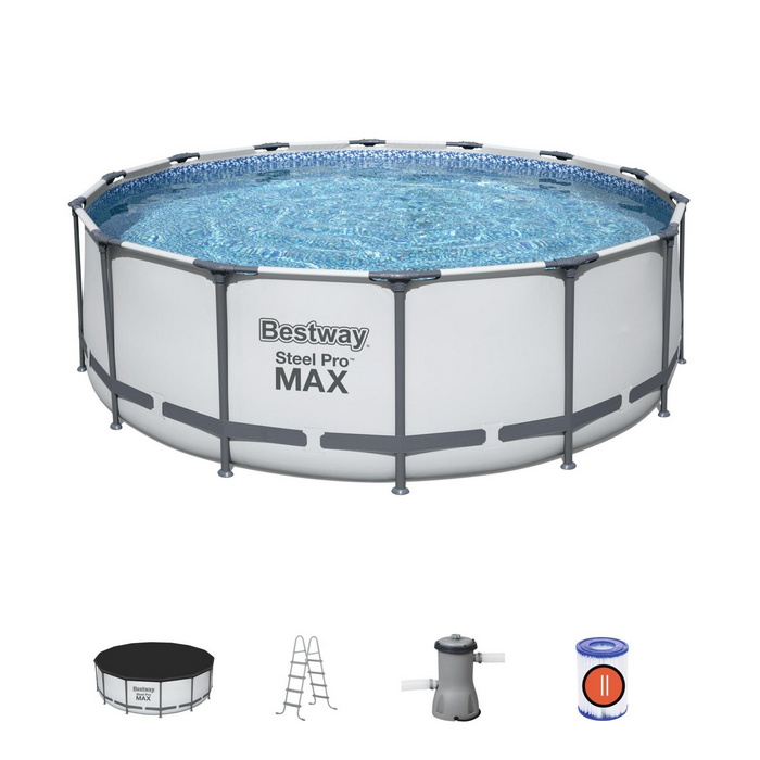 Каркасный бассейн Bestway Steel Pro Max 427х122см, 15232л 5612X