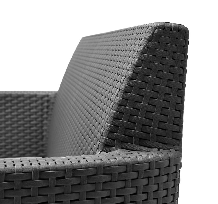 Комплект мебели балконный Салемо графит Salemo balcony set