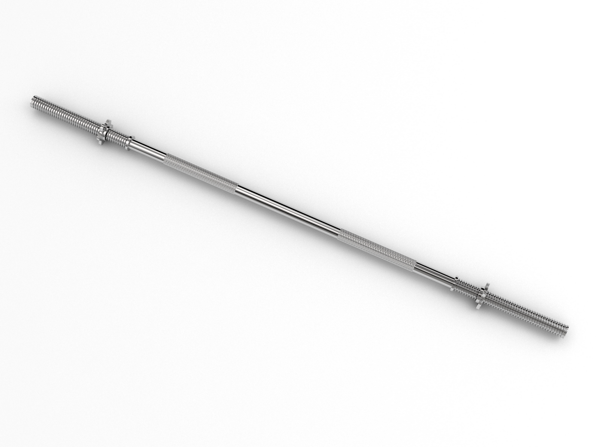 Гриф прямой хромированный 1,5м/25мм UnixFit BU1500CE