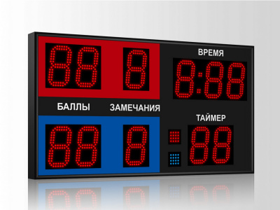 Табло для самбо Импульс 715-D15x11-S2