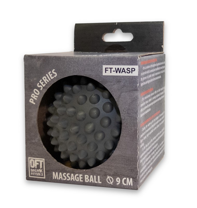 Мяч массажный Original Fit.Tools d9 см FT-WASP серый