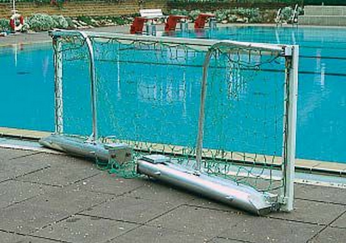 Ворота для водного поло 300х90 см складные, с противовесами Haspo 924-400