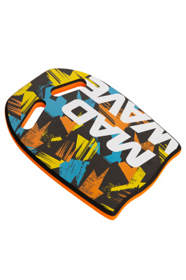 Доска для плавания Mad Wave Kickboard Ergo Printed M0729 03 0 07W оранжевый
