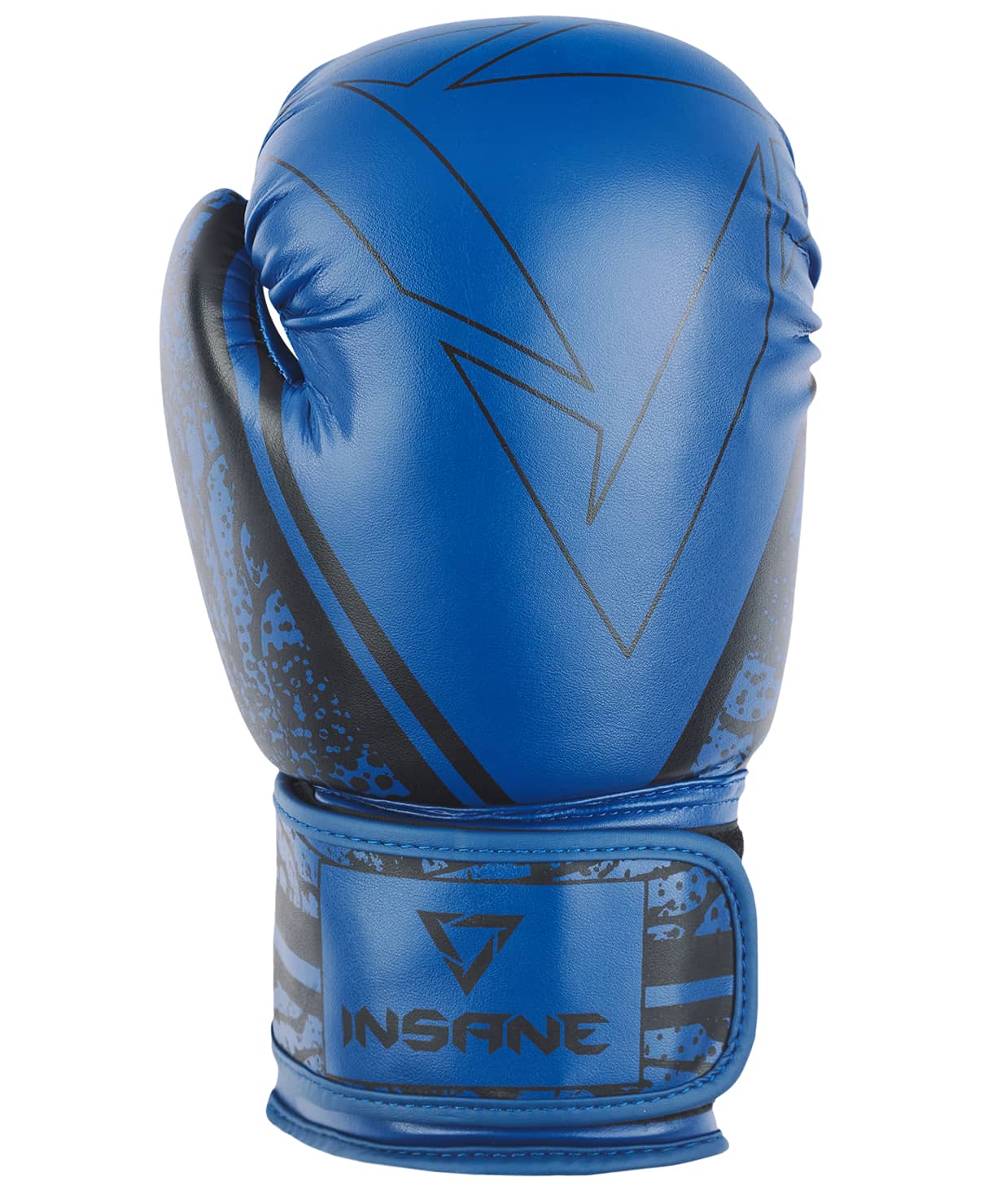 Перчатки боксерские Insane ODIN, ПУ, синий, 14 oz