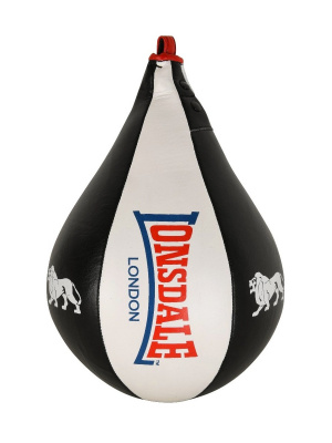 Груша скоростная 23x15см Lonsdale Spin 160107 M черный\белый\красный