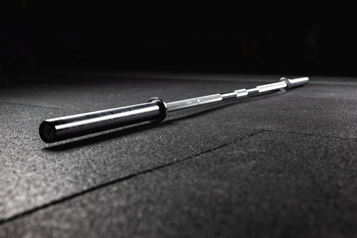 Гриф L2200 D50мм YouSteel Powerlifting bar 20kg, хром + хром