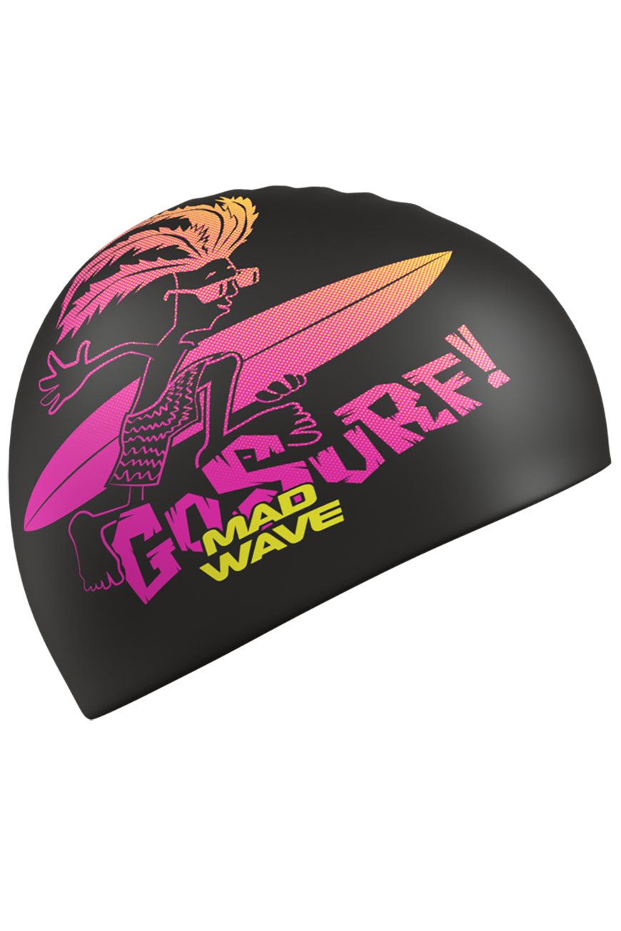 Юниорская силиконовая шапочка Mad Wave Surfer M0574 12 0 00W