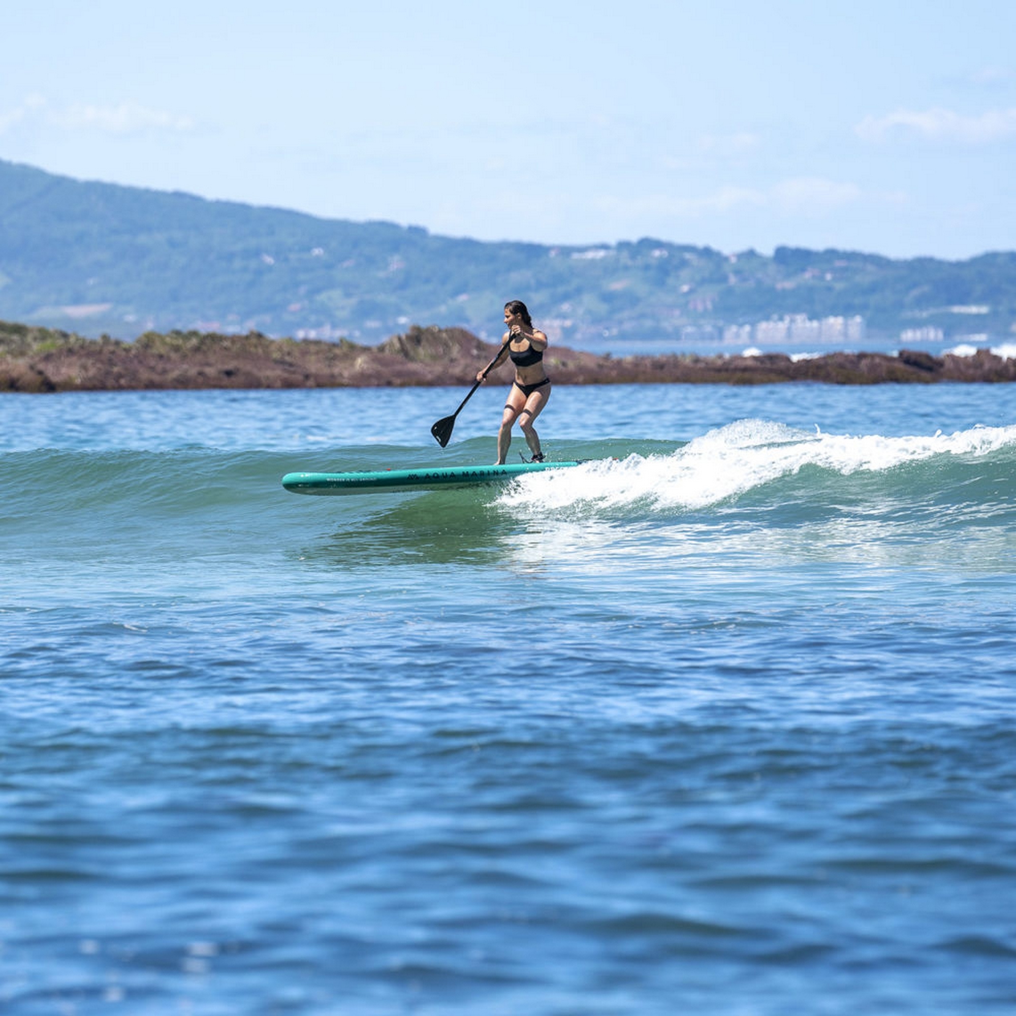 SUP-доска 300х76х12см, насос, весло, лиш, киль, ремнабор, сумка, до 100кг Aqua Marina Breeze BT-23BRP