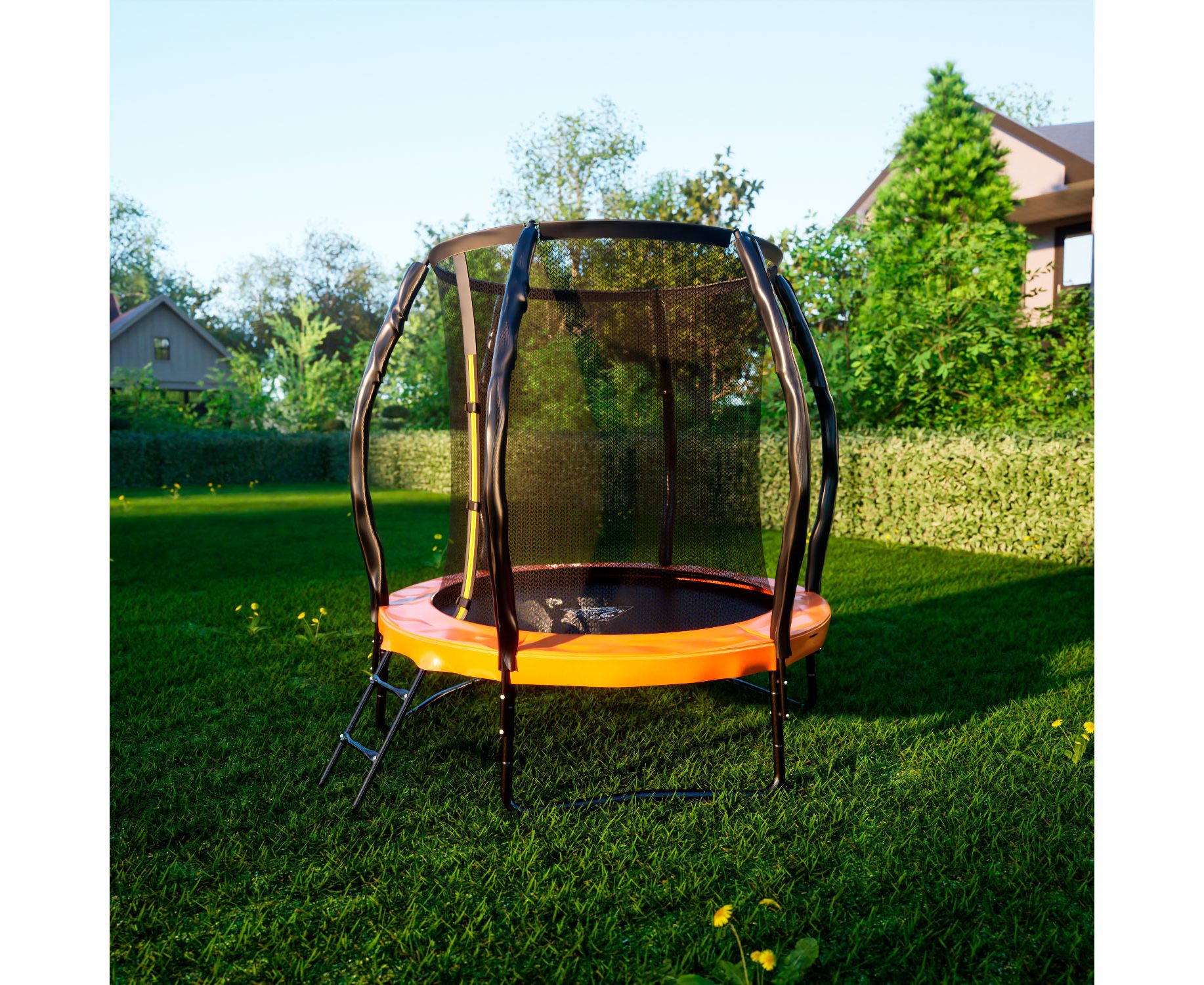 Батут 6ft DFC Kengoo II 6FT-BAS-BO оранжевый-черный