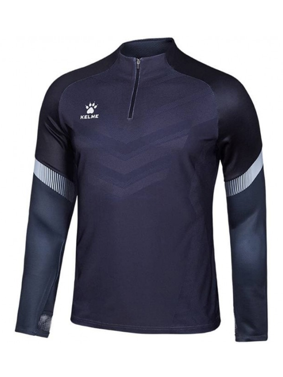 Детская олимпийка Kelme Knitted Training Jumper Kid 7361TT3013-201 Dark Grey