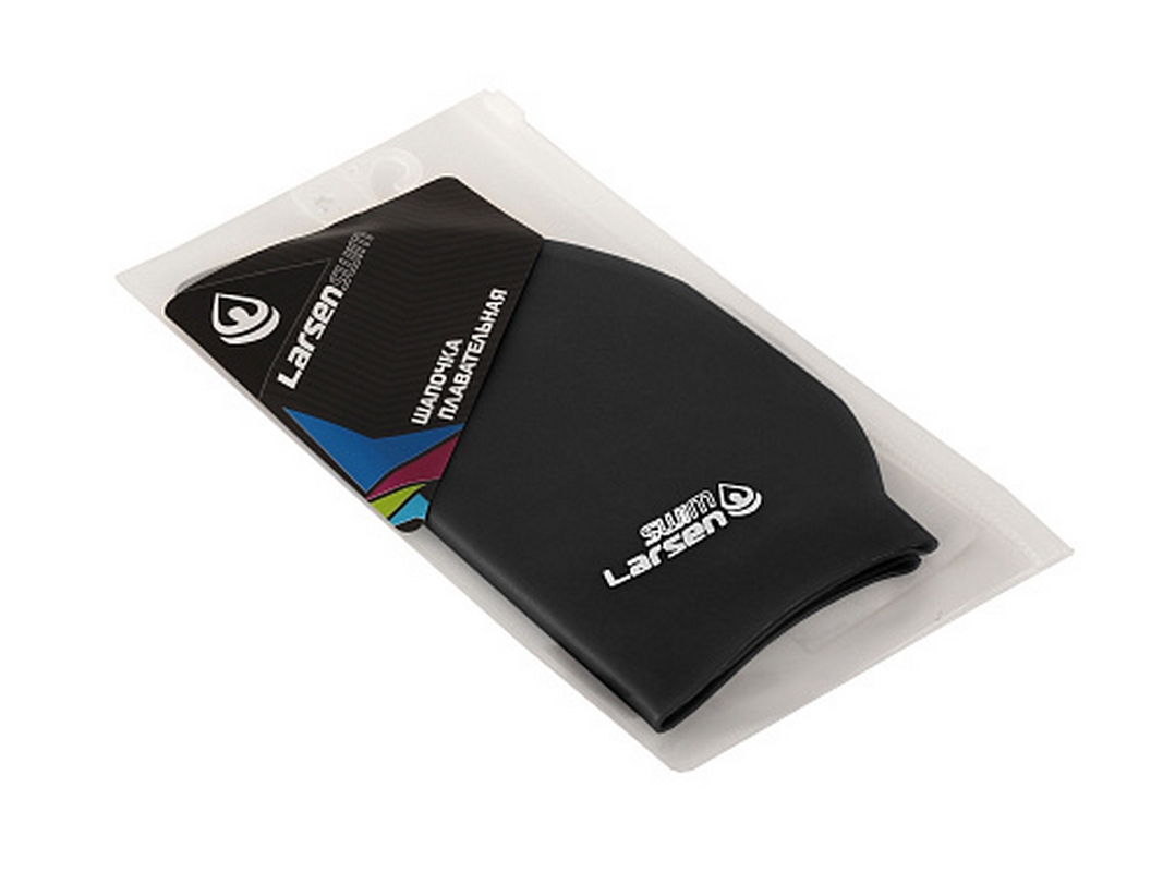 Шапочка для плавания Larsen SC14 черный