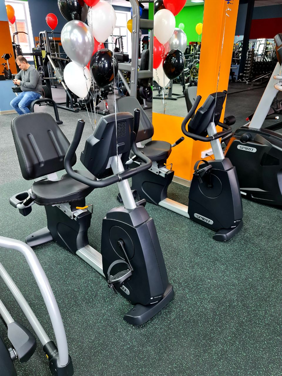 Велотренажер SPIRIT CR800 Graphite gray