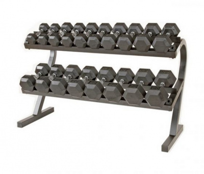 Подставка под гексагональные гантели Perform Better Economy Dumbbell 4058-02 под 10 пар, черный
