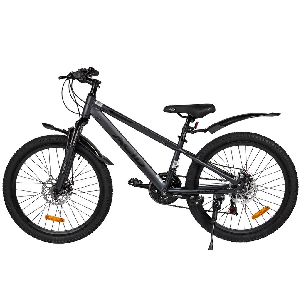 Велосипед 24" Acid F 400 D 2026 056285 Gray Flat\Black