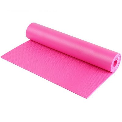 Коврик для спорта 140x50x0.5 см Fitness, розовый